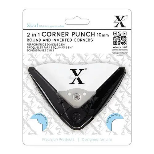 Xcut Corner Punch - 2 In 1 (10mm radius) (XCU 257003) - Printable Heaven