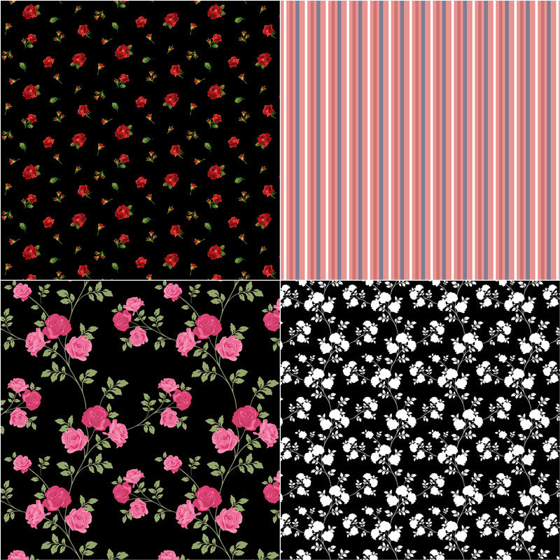 Bold Floral Paper Pad (12 Sheets) (PW-WG95206-01)