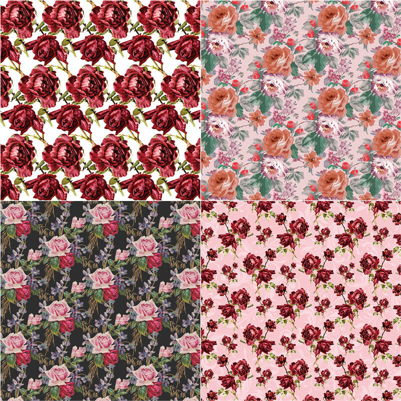 Bold Floral Paper Pad (12 Sheets) (PW-WG95206-01)