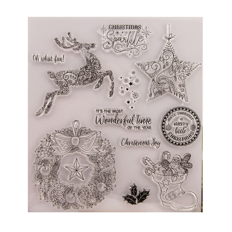 Ornate Christmas Stamp Set (12pcs)