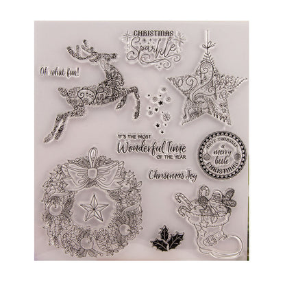 Ornate Christmas Stamp Set (12pcs)