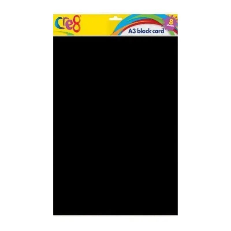 A3 Black Card 8 Sheets - Printable Heaven