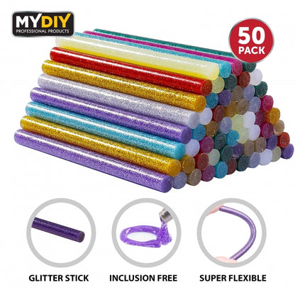 Craft & DIY Glitter Glue Refill Sticks - Pack of 50 (D-8603)