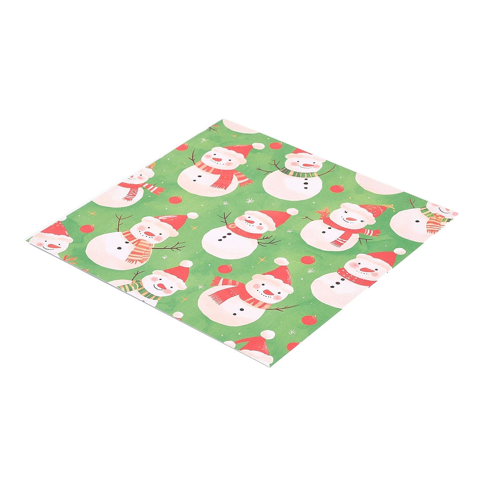 Christmas Pattern Paper Pad (12 Sheets) (STIC-C010-34A)