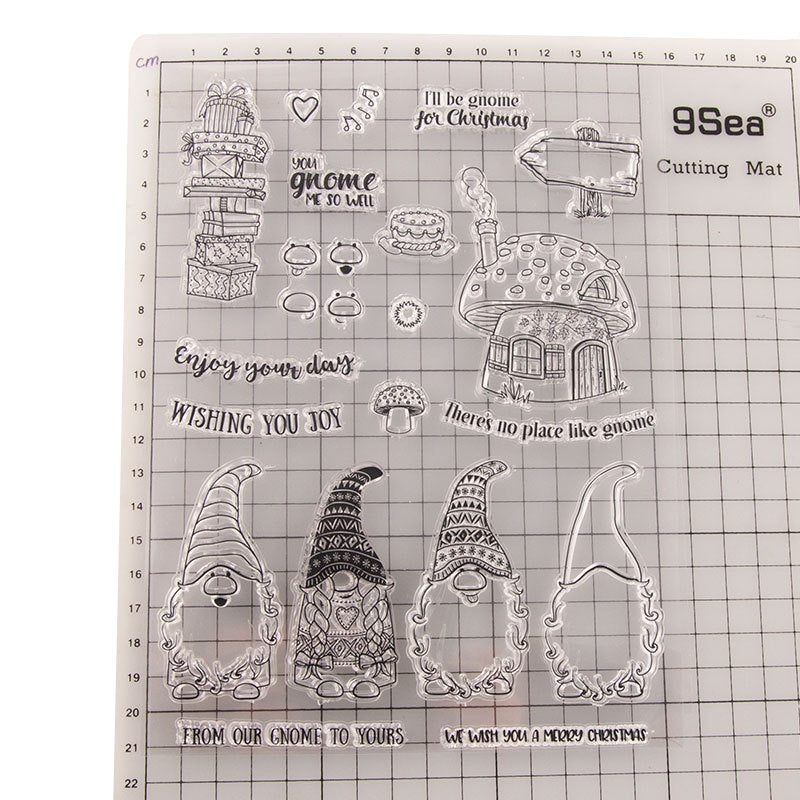 Christmas Gnome Stamp Set (23 pcs) (SCRA-PW0007-27)