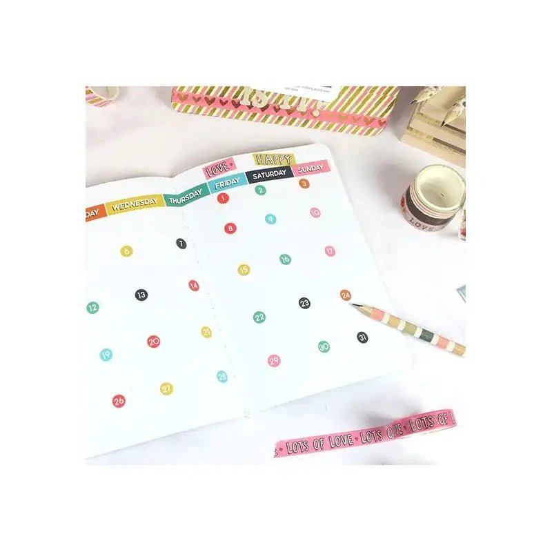 Dovecraft Washi Tapes Box 20 Rolls - Sentiments (DCWTB050) - Printable Heaven