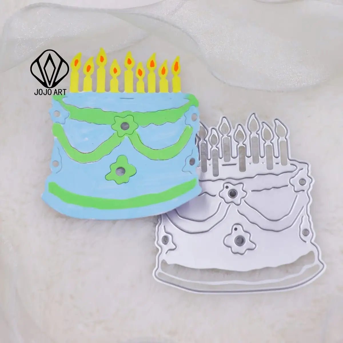 Birthday Cake Cutting Die (1 PC) (D049) - Printable Heaven