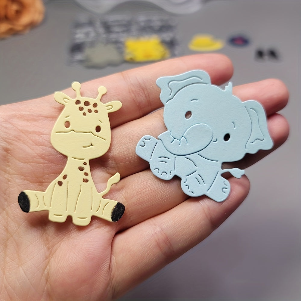 Printable Heaven Large Cutting Die - Baby Animals and Accessories (12pcs) (A118)