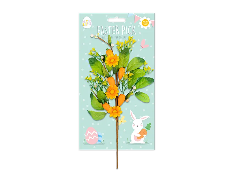 Easter Floral Sprig With Carrots (EAS11321OB)