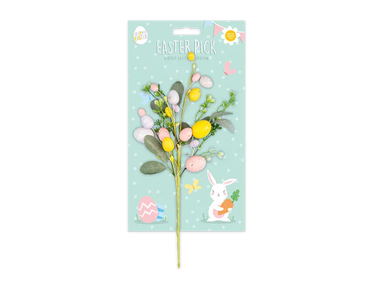 Easter Floral Sprig With Eggs (EAS11321OB)