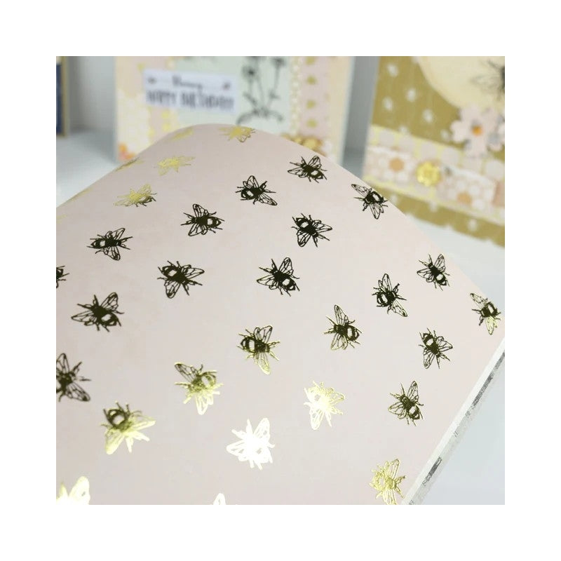 Dovecraft Premium Bee Happy 12x12 FSC Paper Pad (DCPAP070)