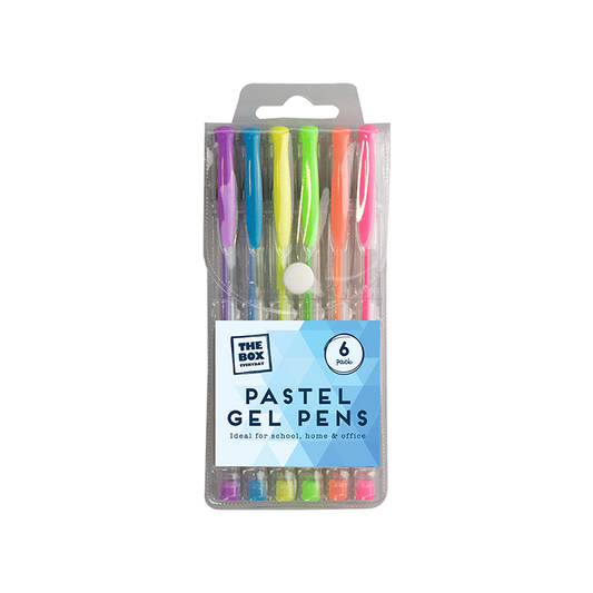 Gel Pens 6 Pack - Pastel 