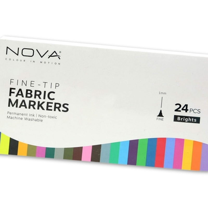 Nova 24 Fabric Markers (NVMXM007)