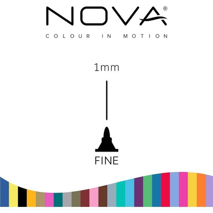 Nova 24 Fabric Markers (NVMXM007)