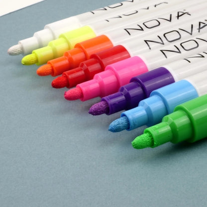 Nova 8 Large Chalk Markers (NVMXM010)