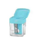 Faber Castell Mini Box Sharpener Pastel Blue - Printable Heaven