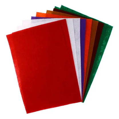 Assorted A4 Felt Sheets (10pack) (RY-0414) - Printable Heaven
