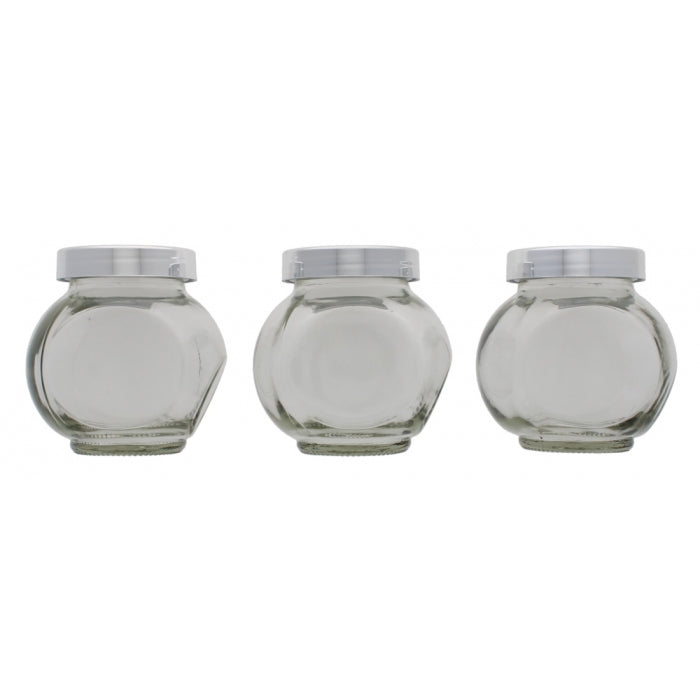 Glass Storage Jars 3 Pack