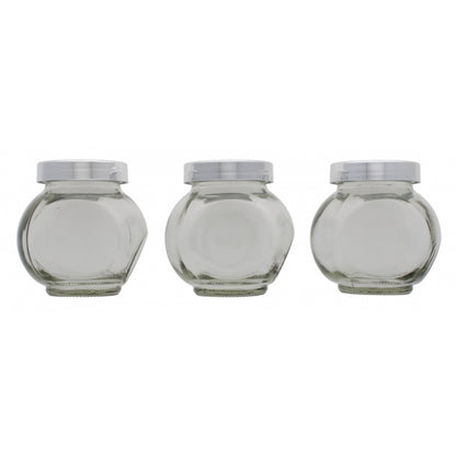 Glass Storage Jars 3 Pack