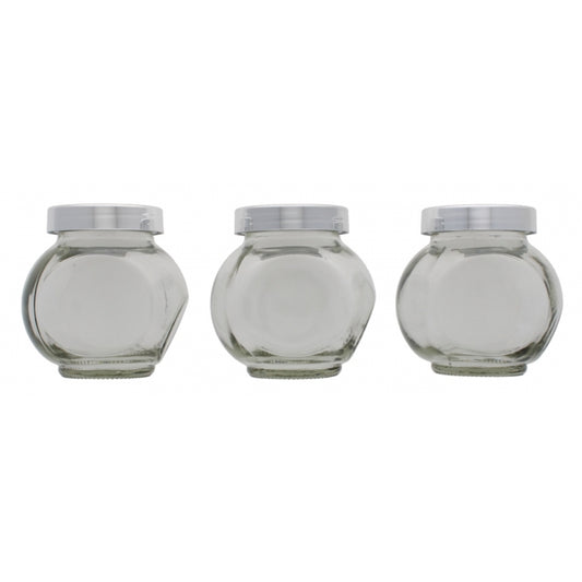 Glass Storage Jars 3 Pack