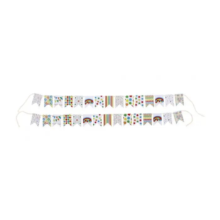 Mini Pennant Flags Fiesta Fun 2 Pack (SE208E) - Printable Heaven
