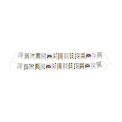 Mini Pennant Flags Fiesta Fun 2 Pack (SE208E) - Printable Heaven
