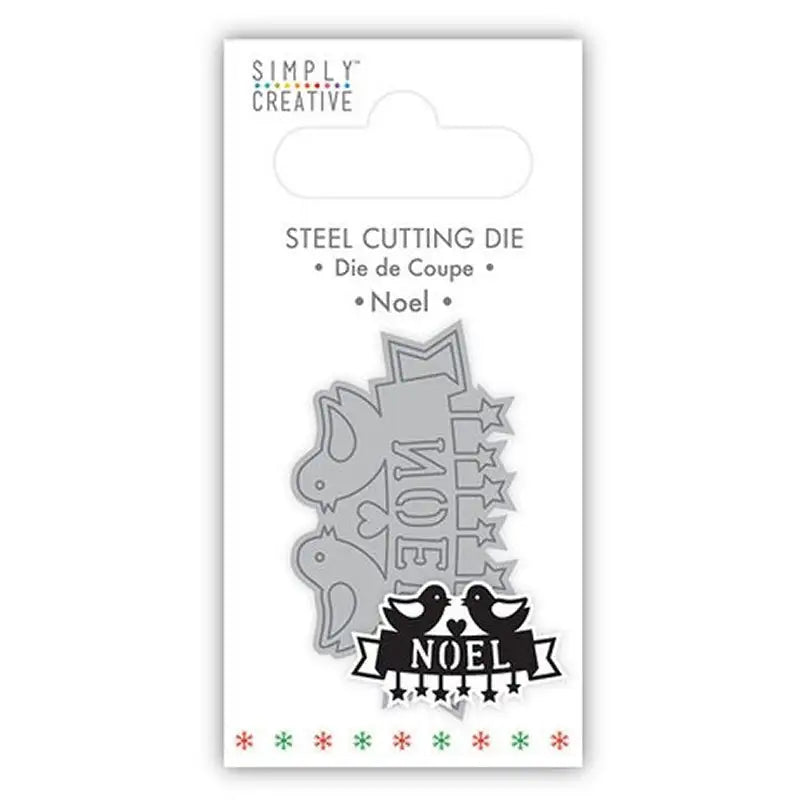 Simply Creative Christmas Mini Die - Noel with Birds (SCDIE143X20) - Printable Heaven