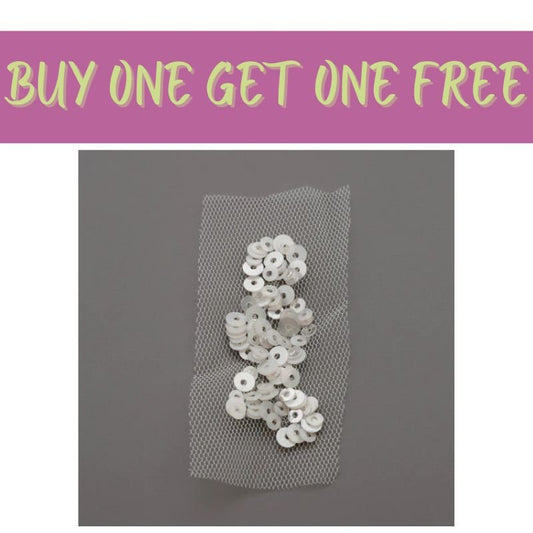 2 FOR 1 OFFER - Sequin Cluster Beaded Motif (3pcs) - Printable Heaven