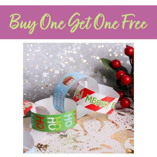 2 FOR 1 OFFER - Elf Paper Chains - 100 Pack (XMA3088)