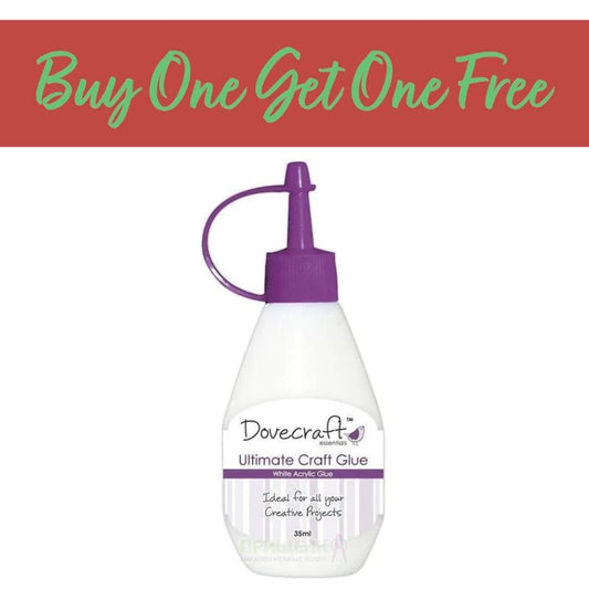 2 FOR 1 OFFER - Dovecraft Ultimate Acrylic Craft Glue - Dries White (DCBS71)