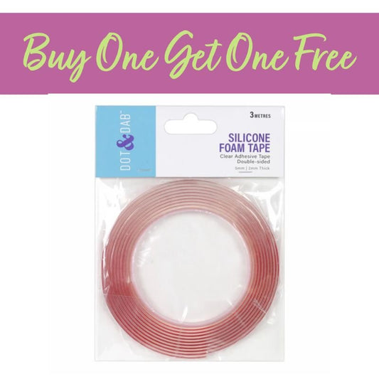 2 FOR 1 OFFER - Dot & Dab Silicone Foam Tape (DDADH032)