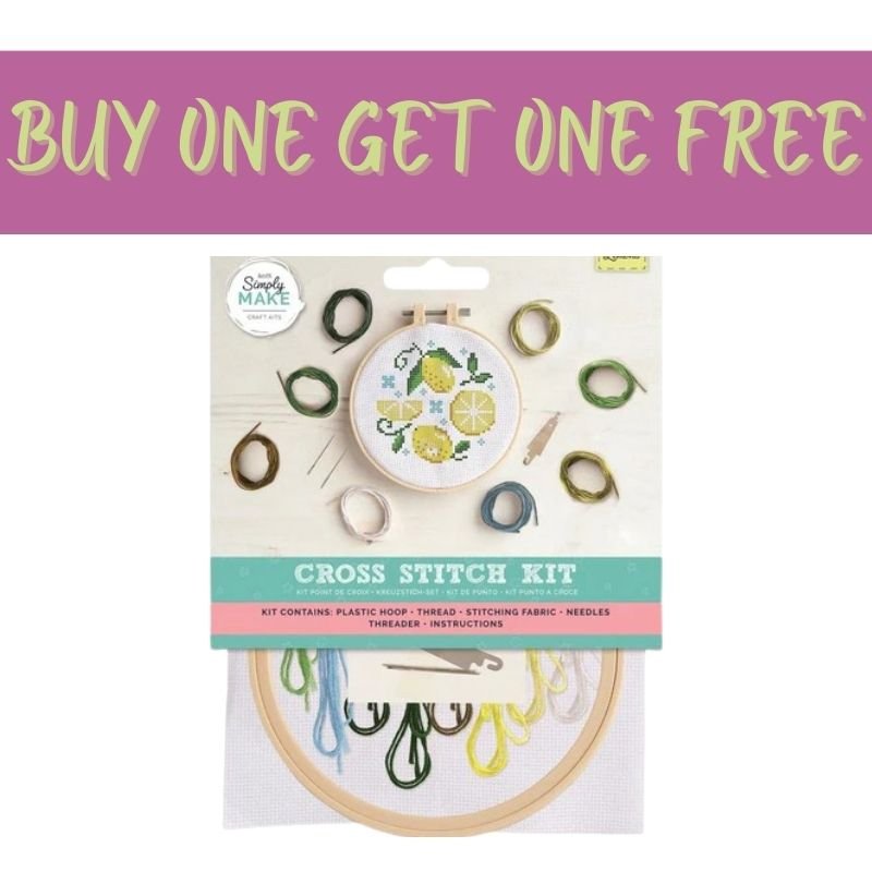 2 FOR 1 OFFER - Cross Stitch Kit - Lemons (DSM 106166)