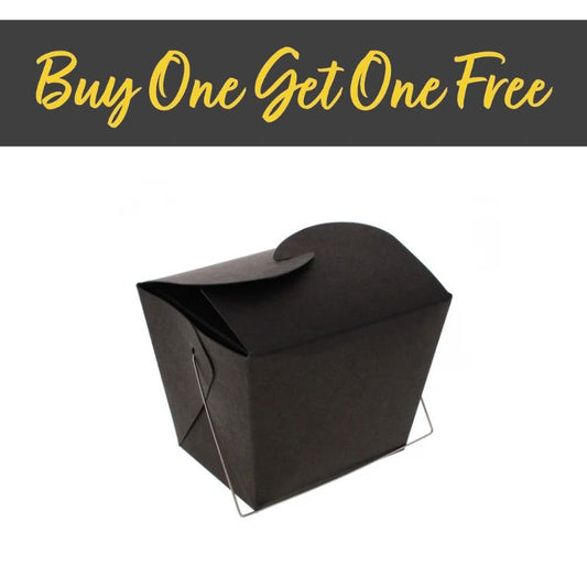 2 FOR 1 OFFER - Party Craft Gift & Treat Box - Black (PC274C)