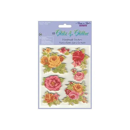 Glitz & Glitter Stickers 3D (WM829L) - Printable Heaven
