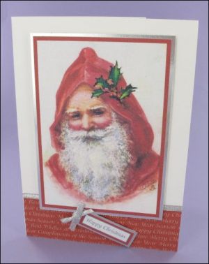 Wise Santa Christmas card