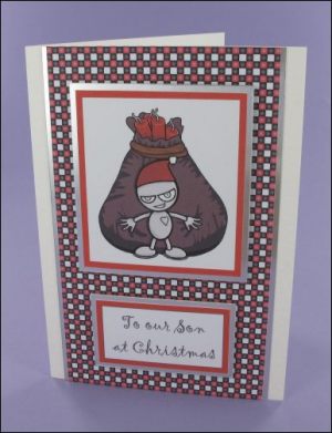 Santa Robot Christmas card