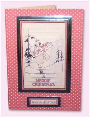 Merrie Christmas Pyramage card