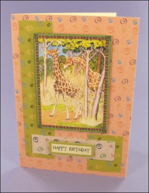 Giraffe card