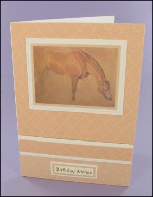 Landseer Horse card
