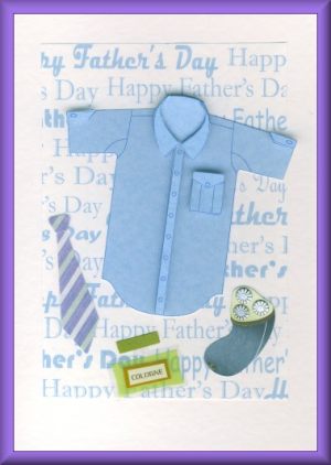 Father's Day shirt card