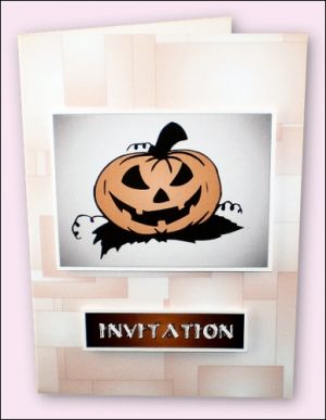 Halloween Pumpkin Invitation