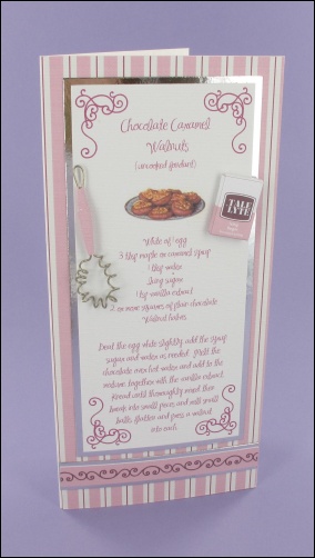 Chocolate Caramel Walnuts card